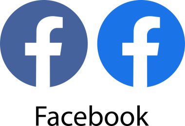 Düz sette Facebook simgesi. Saydam bir arkaplanda gölgeyle izole edilmiş logo Asıl Facebook Uygulaması popüler sosyal medya hizmeti sosyal medya logo vektörü uygulamalar veya web sitesi