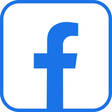 Düz çizgi Facebook ikonu. Saydam bir arkaplanda gölgeyle izole edilmiş logo Asıl Facebook Uygulaması popüler sosyal medya hizmeti sosyal medya logo vektörü uygulamalar veya web sitesi