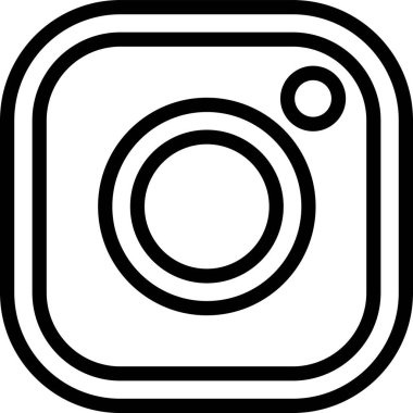 Instagram logo simgesi hizada. Akıllı telefonun şeffaf arkaplan sembolüne izole edilmiş. Sosyal medya uygulaması için editoryal vektör veya paylaşım fotoğrafları için web, ağın diğer kişileriyle video