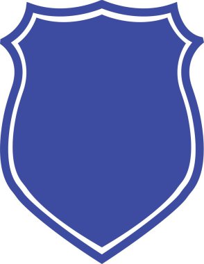 Polis rozeti şeklindeki ikon dairede. Bu polis veya silahlı kuvvetler için şeffaf arkaplan koleksiyonuna izole edilmiş rozet etiketi uygulamalar ve web sitesi için sembol logoti vektörü