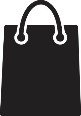 Alışveriş torbası ve değişkenler düz simgeler. Şeffaf arkaplanda izole edilmiş. Kağıt pazarı paketi ve market el çantası işareti olarak kullanılır. uygulamalar ve web sitesi için vektör