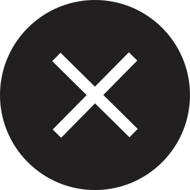 Düz matematiksel sembollerle çarpma çemberi simgesi. Şeffaf arka plan iş finans kavramına izole edilmiş. Matematiksel eylemler basit kabartma uygulamalar ve web sitesi için çoklu vektör imzala