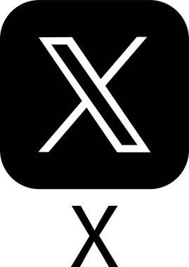 X app logosu Twitter editör simgesi düz. Uygulamalar veya web sitesi Twitter için X yeni Sosyal Medya Platformu logo Vektörü, saydam arkaplan üzerinde izole edilmiş X. Twitter ile uygulamayı değiştirdi