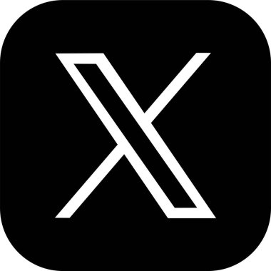X app logosu Twitter editör simgesi düz. Uygulamalar veya web sitesi Twitter için X yeni Sosyal Medya Platformu logo Vektörü, saydam arkaplan üzerinde izole edilmiş X. Twitter ile uygulamayı değiştirdi