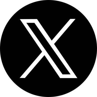 X app logosu Twitter editör simgesi düz. Uygulamalar veya web sitesi Twitter için X yeni Sosyal Medya Platformu logo Vektörü, saydam arkaplan üzerinde izole edilmiş X. Twitter ile uygulamayı değiştirdi