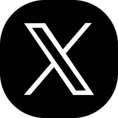X app logosu Twitter editör simgesi düz. Uygulamalar veya web sitesi Twitter için X yeni Sosyal Medya Platformu logo Vektörü, saydam arkaplan üzerinde izole edilmiş X. Twitter ile uygulamayı değiştirdi