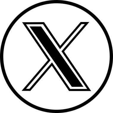 X app logosu Twitter editör simgesi düz çizgide. Uygulamalar veya web sitesi Twitter için X yeni Sosyal Medya Platformu logo Vektörü, saydam arkaplan üzerinde izole edilmiş X. Twitter ile uygulamayı değiştirdi