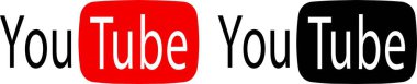 Düz sette YouTube logo tasarımı. Uygulamalar ya da web YouTube renkli sosyal medya simgesi için editoryal vektör. Saydam arkaplan abone çalma düğmesi depolama ve video logosu görüntüleme üzerinde izole edilmiş.