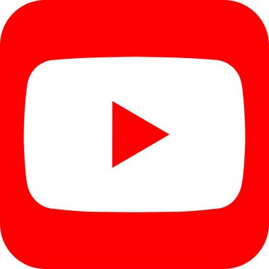 Düz olarak YouTube logo tasarımı. Uygulamalar ya da web YouTube renkli sosyal medya simgesi için editoryal vektör. Saydam arkaplan abone çalma düğmesi depolama ve video logosu görüntüleme üzerinde izole edilmiş.
