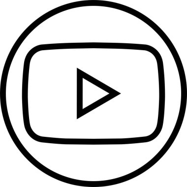 YouTube logo tasarımı devrede. Uygulamalar ya da web YouTube renkli sosyal medya simgesi için editoryal vektör. Saydam arkaplan abone çalma düğmesi depolama ve video logosu görüntüleme üzerinde izole edilmiş.