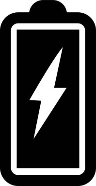 Düz dizaynlı pil simgesi. Şeffaf arkaplanda izole edilmiş. Pil şarj seviyesi akıllı telefon seviyesindeki pil göstergesi gücü, enerjiyi, elementlerin işaret sembolünü kavra. Uygulamalar ve web sitesi için vektör