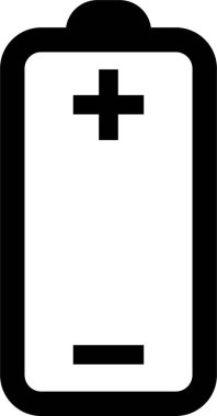 Düz dizaynlı pil simgesi. Şeffaf arkaplanda izole edilmiş. Pil şarj seviyesi akıllı telefon seviyesindeki pil göstergesi gücü, enerjiyi, elementlerin işaret sembolünü kavra. Uygulamalar ve web sitesi için vektör