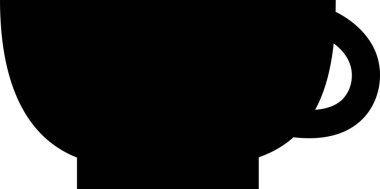 Kahve ve çay ikonu düz konumda. Şeffaf arka planda izole edilmiş bir fincan sıcak kafein soğuk plastik konteynır, içecek, meyve suyu, çay, kakao ve diğerleri. Uygulamalar web sitesi için vektör