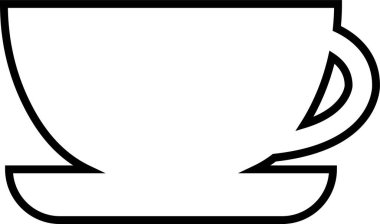 Kahve ve çay ikonu sırada bekliyor. Şeffaf arka planda izole edilmiş bir fincan sıcak kafein soğuk plastik konteynır, içecek, meyve suyu, çay, kakao ve diğerleri. Uygulamalar web sitesi için vektör