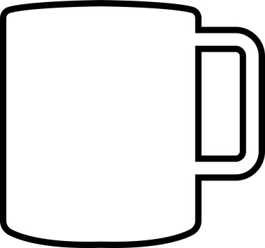 Kahve ve çay ikonu sırada bekliyor. Şeffaf arka planda izole edilmiş bir fincan sıcak kafein soğuk plastik konteynır, içecek, meyve suyu, çay, kakao ve diğerleri. Uygulamalar web sitesi için vektör