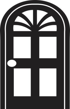 Kapı Simgesi modayı takip ediyor. Şeffaf arkaplanda izole edilmiş. Web sitenizin tasarımı, logosu, uygulamaları, UI için kapalı kapı işareti sembolü. Vektör