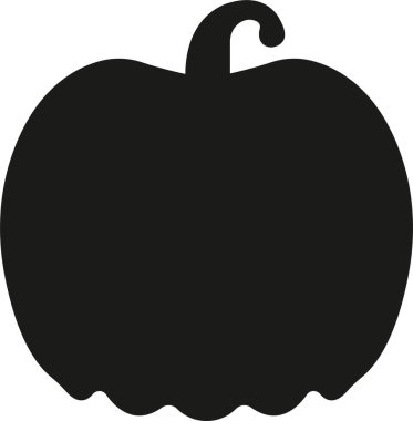 Kabak ikonu düz, tarz korkutucu şeffaf arka plan balkabağı - Cadılar Bayramı için kabak ya da tebrik kartı broşürü veya broşürü için Şükran Günü şürü. Uygulamalar ve web sitesi için vektör