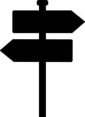 Şeffaf arkaplanda izole edilmiş yol işareti simgesi. Bir metin için model şablonu. Otoyol boş plakalı tabelasında gerçekçi bir tehlike uyarısı boş. uygulamalar için vektör