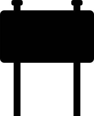 Şeffaf arkaplanda izole edilmiş yol işareti simgesi. Bir metin için model şablonu. Otoyol boş plakalı tabelasında gerçekçi bir tehlike uyarısı boş. uygulamalar için vektör