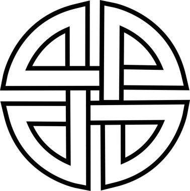 Eşsiz daire logosu dizaynı hizada. Şeffaf arkaplanda izole edilmiş. Basit dekorasyon, grafik unsur, afiş, sevgililer günü kutlama posteri için kullanılabilir. uygulamalar ve web sitesi için vektör