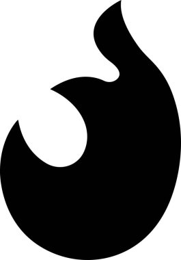 Düz stil ateş ikonu. Şeffaf arkaplanda izole edilmiş ateş alevi sembolü. Şenlik ateşi silueti logosu. Acil Durum İlişkili Bu tür otomatik dış defibrilatör, Siren vektör uygulamaları web sitesi içerir