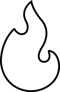Çizgi şeklinde ateş ikonu. Şeffaf arkaplanda izole edilmiş ateş alevi sembolü. Şenlik ateşi silueti logosu. Acil Durum İlişkili Bu tür otomatik dış defibrilatör, Siren vektör uygulamaları web sitesi içerir