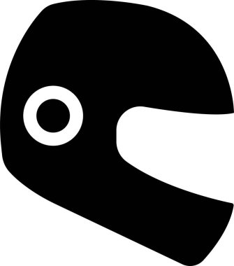 Motosiklet kaskı simgesi düz stil. Şeffaf arkaplanda izole edilmiş. Yarış için farklı araç, bisiklet ve bisiklet kullanın. Kafanızı korumak için basit miğfer işaretleri kullanın. uygulamalar ve web sitesi için vektör