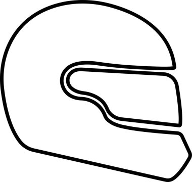 Motosiklet kaskı simgesi. Şeffaf arkaplanda izole edilmiş. Yarış için farklı araç, bisiklet ve bisiklet kullanın. Kafanızı korumak için basit miğfer işaretleri kullanın. uygulamalar ve web sitesi için vektör