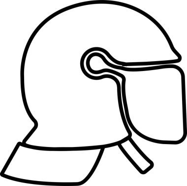 Motosiklet kaskı simgesi. Şeffaf arkaplanda izole edilmiş. Yarış için farklı araç, bisiklet ve bisiklet kullanın. Kafanızı korumak için basit miğfer işaretleri kullanın. uygulamalar ve web sitesi için vektör