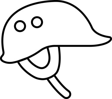 Motosiklet kaskı simgesi. Şeffaf arkaplanda izole edilmiş. Yarış için farklı araç, bisiklet ve bisiklet kullanın. Kafanızı korumak için basit miğfer işaretleri kullanın. uygulamalar ve web sitesi için vektör