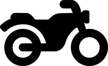 Motosiklet ve motosiklet ikonu, mobilet, scooter, roadster, spor, kruvazör ve helikopterden her türlü motosikletin şeffaf arka plan görüntüsünde izole edildi. Uygulamalar için vektör, ağ