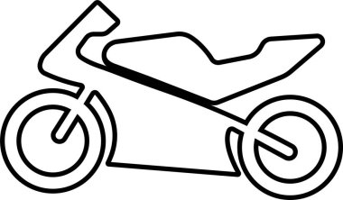 Motosiklet ve motosiklet ikonu, mobilet, scooter, roadster, spor, kruvazör ve helikopterden her türlü motosikletin şeffaf arka plan görüntüsünde izole edildi. Uygulamalar için vektör, ağ
