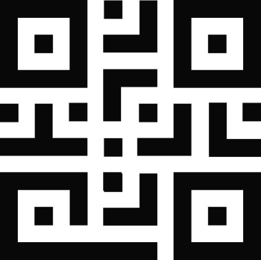 QR kod simgesini düz tara. Dijital tarama kodu. Akıllı telefon için saydam arkaplan QR kod taramasında izole edildi. Ödeme ve telefon için mobil uygulama QR kodu. uygulamalar ve web sitesi için vektör