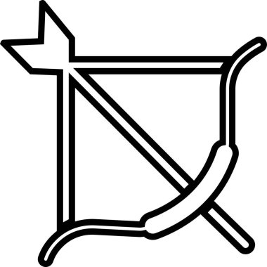 Hedef Simge trend satır biçiminde şeffaf arkaplanda izole edildi. Tasarım, logo hedefi ve hedef simgeleri hedefleyin. Silah görüşünün sembolü, ortasında ok olan bir amaç. uygulamalar için vektör