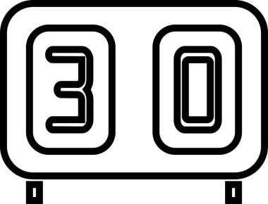 Zaman ve Saat simgeleri dizaynı. Analog alarm .spor saat işareti simgesinin şeffaf arka planında izole edildi. uygulamalar için zaman yönetimi, geri sayım zamanlayıcı vektörü, web sitesi