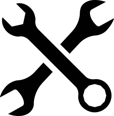 Alet onarımı ve servis simgesi dairede. Şeffaf arkaplanda izole edilmiş. Çekiç Çalıştırma Mühendisliği araç simgesi. Cihaz İnşaat anahtarı ve tornavida. Uygulamalar için vektör, ağ