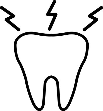 Diş simgesi hizada. Şeffaf arkaplanda izole edilmiş. İnsan dişi silueti, diş sağlığı kliniği sigorta sembolü. Uygulamalar için dişçi logotip şablon vektörü, ağ