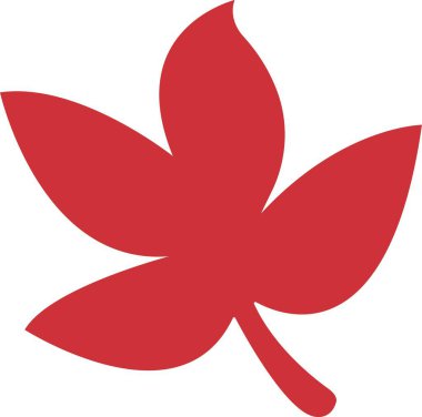 Sonbahar simgesini düz bir şekilde bırakır. Şeffaf arkaplanda izole edilmiş. Çeşitli düşen yapraklar sonbahar konsepti. Akçaağaç yaprağı. Mevsimlik bayram Şükran Günü tebrik kartı. Uygulamalar web sitesi için vektör