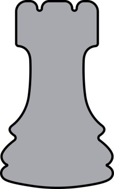 Satranç ikonu düz. Şeffaf arkaplan satranç taşında izole edildi, Şah Mat. Piyon, At, Vezir, Fil, At, Kale, Strateji Spor Aktivitesi Uygulamalar için Akıllı Oyun elemanları Web