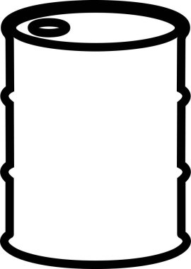 Varil yağı ikonu hizada. Şeffaf arkaplan petrol varili sembolüne izole edilmiş. Damla işareti var. Galon yakıt varilleri. Petrol endüstrisi. Uygulamalar için vektör, web sitesi