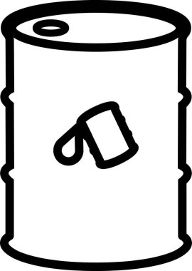 Varil yağı ikonu hizada. Şeffaf arkaplan petrol varili sembolüne izole edilmiş. Damla işareti var. Galon yakıt varilleri. Petrol endüstrisi. Uygulamalar için vektör, web sitesi