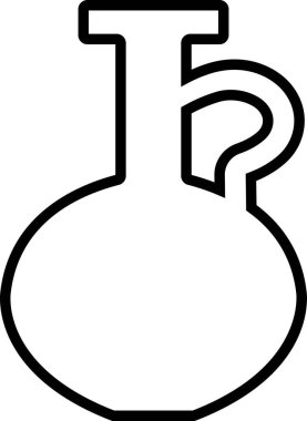 İksir ikonu devrede. Şeffaf arkaplanda izole edilmiş. Sihirli iksir şişesi fantezi iksir cam baloncuk gizemli, parlayan ve kaynayan sıvı, mantar içeceği. Uygulamalar için vektör, web sitesi