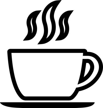 Kahve ve çayla ilişkili ikon düz, şeffaf arkaplan koleksiyonuna izole edilmiş sıcak kafein içeceği kahve kağıdı plastik kap soğuk içecek, meyve suyu, kakao ve diğer vektör uygulamaları web