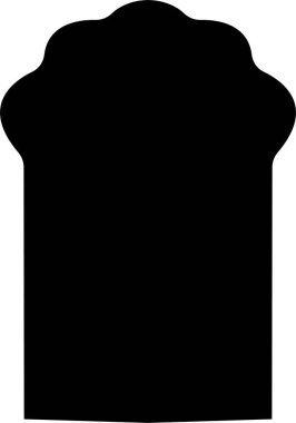 Arapça kemer çerçeve simgesi düz. Pencereler, kapılar, pankartlar, sosyal medya, poster çerçeveleri ve sınırlar için şeffaf arkaplan, uygulamalar veya web geometrik formu için soyut vektör tasarımı üzerinde izole,