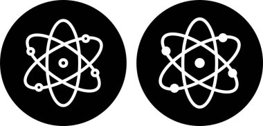 Düz dizili moleküler sembolde atom veya proton çekirdeği simgesi şeffaf arkaplanda izole edilmiş uygulamalar veya web için izole edilmiş vektör. Nükleer Yörünge Fizik Enerji Çekirdeği Kimya ve Bilim Teknolojisi
