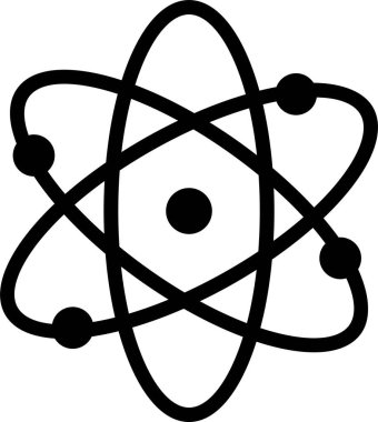 Atom ya da proton çekirdeği simgesi satır moleküler sembolü olan şeffaf arkaplanda izole uygulamalar ya da web için izole edilmiş vektör. Nükleer Yörünge Fizik Enerji Çekirdeği Kimya ve Bilim Teknolojisi