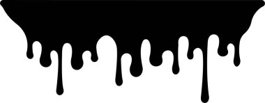 Damlayan boya ya da mürekkep lekesi simgesi düz. Resmin şeffaf arkaplan noktalarında izole edilmiş, yüzen yağ lekeleri, damlayan boya lekeleri ve damlayan su damlaları uygulamalar veya web için sıvı sıçrama vektörleri oluşturur.