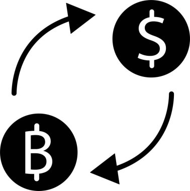 Para bozdurma ikonu dairede. Şeffaf arkaplanda izole edilmiş. Dünya para birimi ikonu Euro, USD dolar, bitcoin, yen, pound, kripto para birimi. Para sembolü, uygulamalar veya web için para vektörü