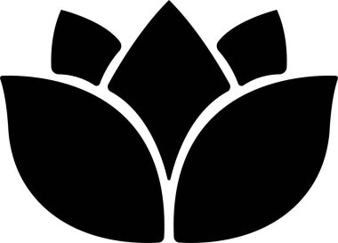 Çiçek ikonu dairede. Şeffaf arkaplanda izole edilmiş. Çağdaş basitlikte çiçekler. Uygulamalar ya da geleneksel çiçek desenleri için sevimli, yuvarlak bitki doğa taşıyıcısı ve bırak