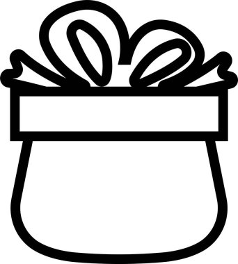 Hediye kutusu simgesi hizada. Uygulamalar veya web evrensel kit simgesi site etiketi etiketi için vektör. Doğum günü süsleri, sürpriz hatıra defteri, şeffaf arkaplanda izole edilmiş.